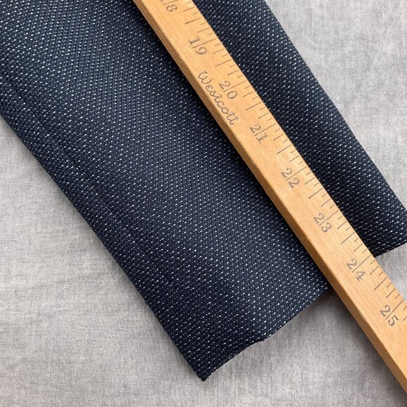 Evan Picone Blazer Women 10 Blue White Fleck Belt Suit Jacket VTG - Picture 6 of 10